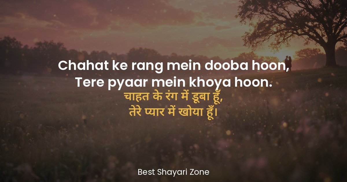 25 Chahat Shayari in Hindi 2 Line – Desire