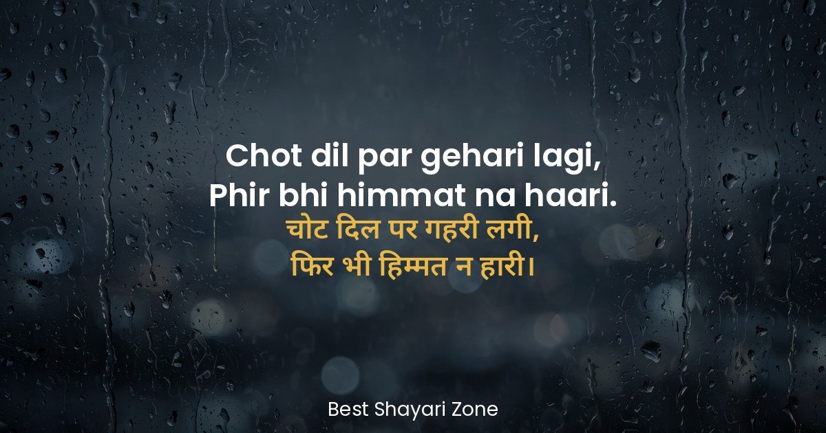 25 Dard Shayari in Hindi 2 Line – Dil Ka Dard