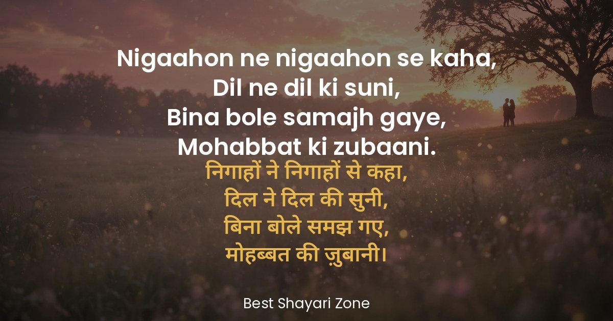 25 Romantic Shayari in Hindi 2 Line – Love