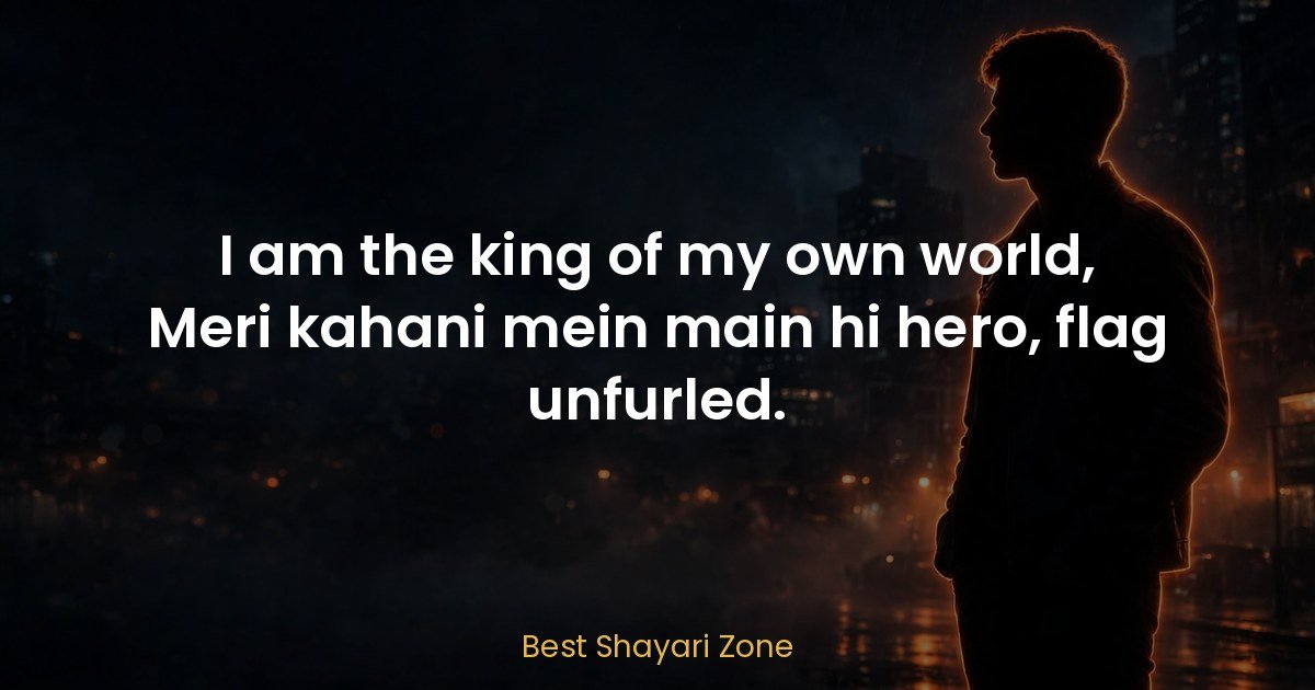 Attitude Shayari English — 25 Swag Lines