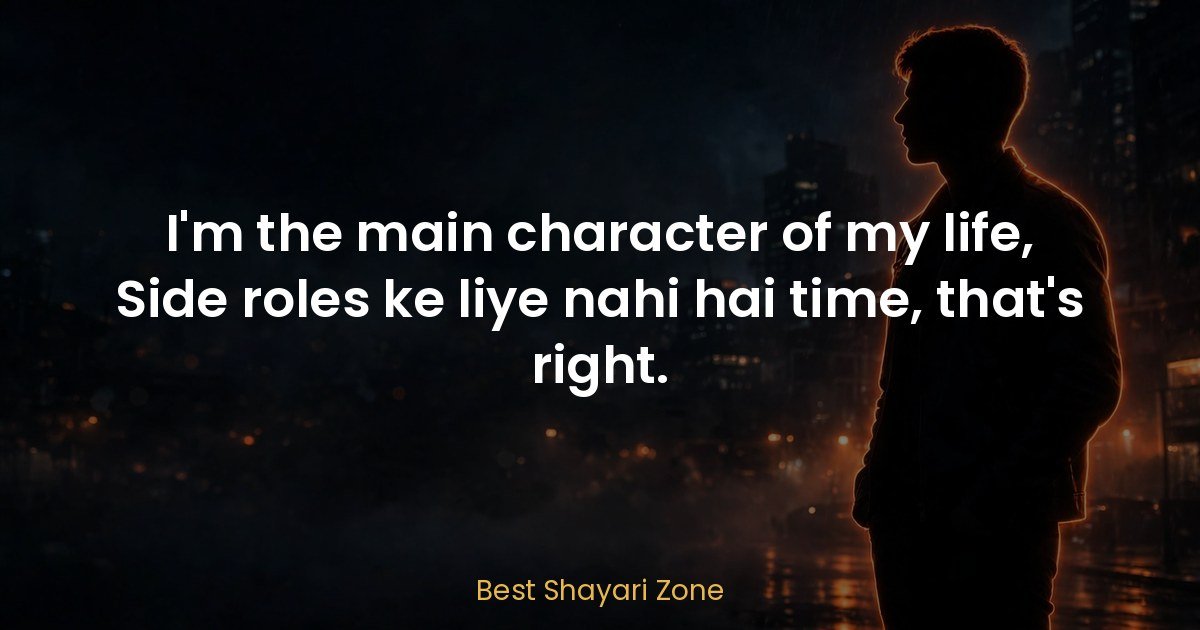 Attitude Shayari English — 25 Swag Lines