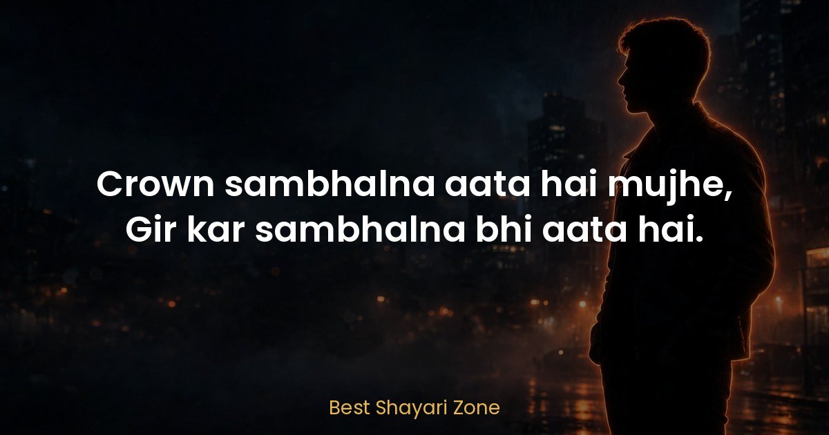 Attitude Shayari for Girls — 40 Bold & Royal Lines