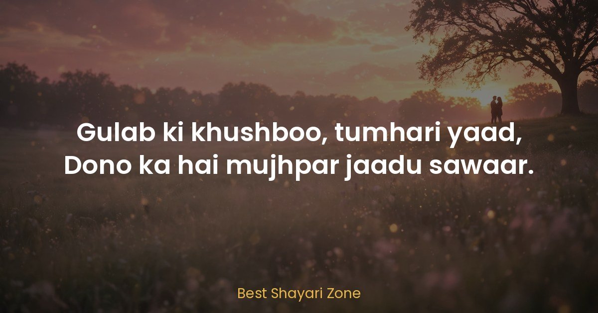 Beautiful Shayari on Gulab — 40 Rose Lines in Hindi