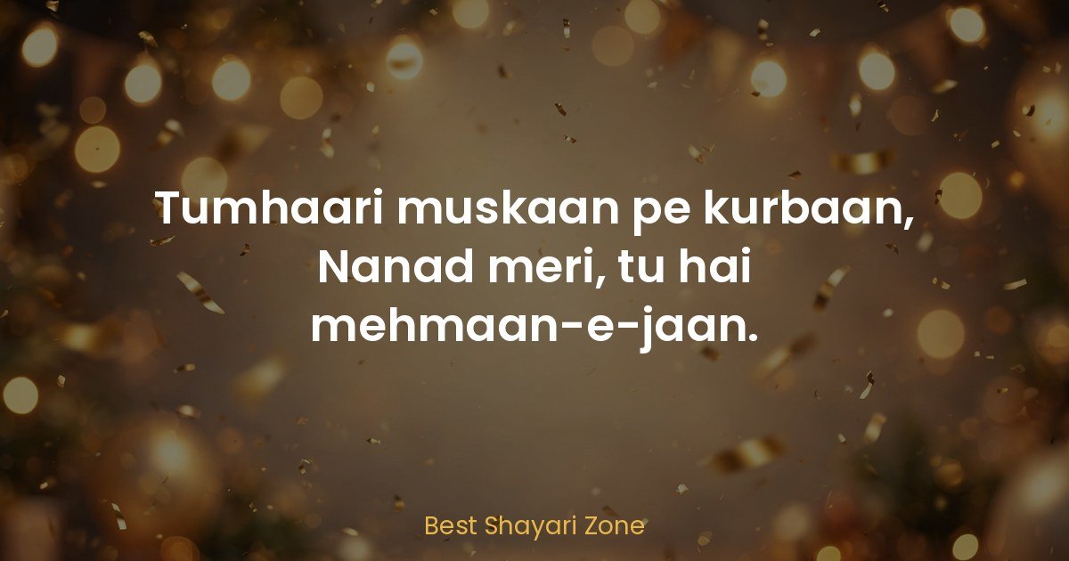 Birthday Shayari for Nanad — Loving Janamdin Wishes