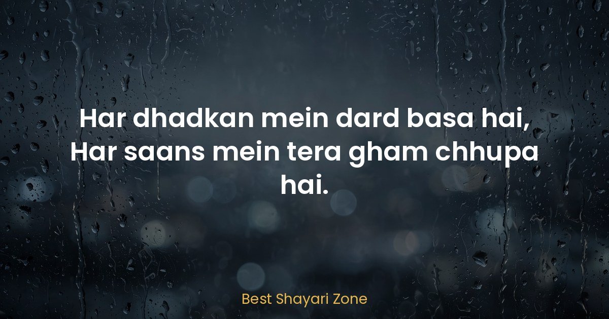 25 Dard Bhari Shayari in Hindi – Pain Lines
