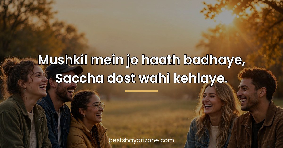 Best Dosti Shayari in Hindi — 25 Friendship Couplets