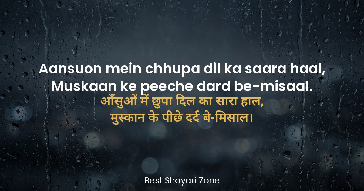 25 Emotional Shayari in English – Deep Feelings