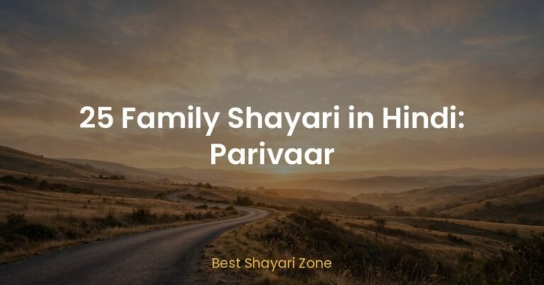 25 Family Shayari in Hindi: Parivaar