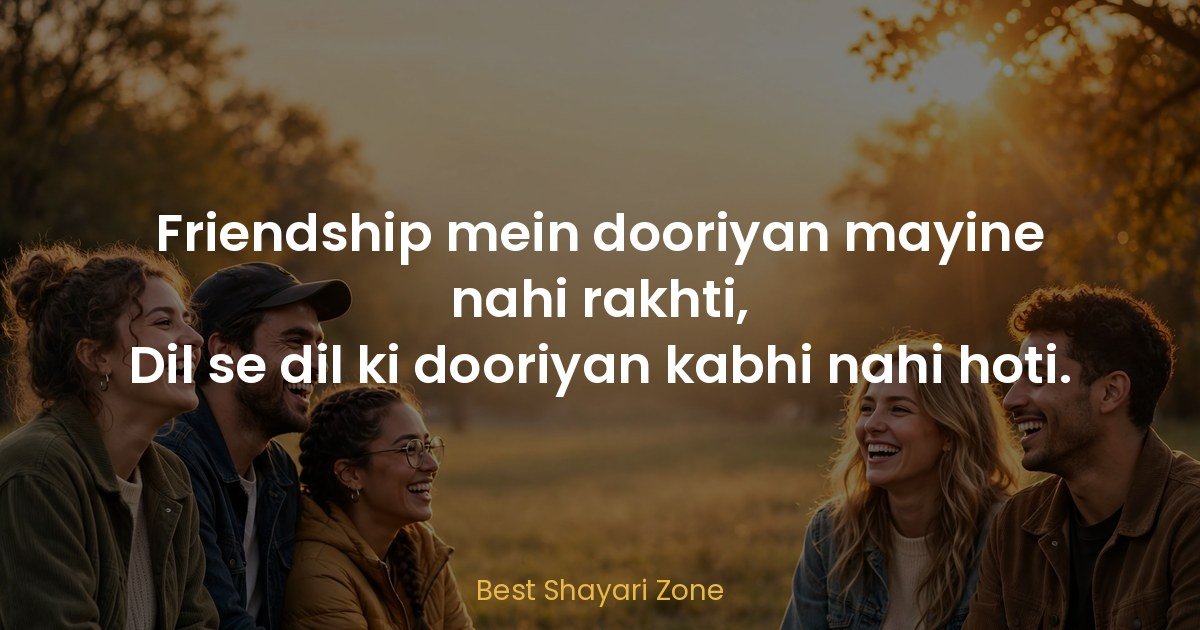 Friendship Shayari in Hindi — 25 Best Lines