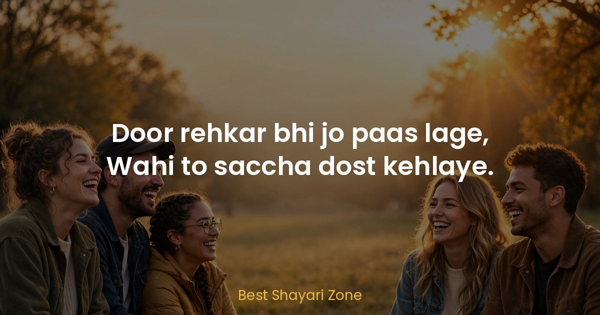 Friendship Shayari in Hindi — 25 Best Lines