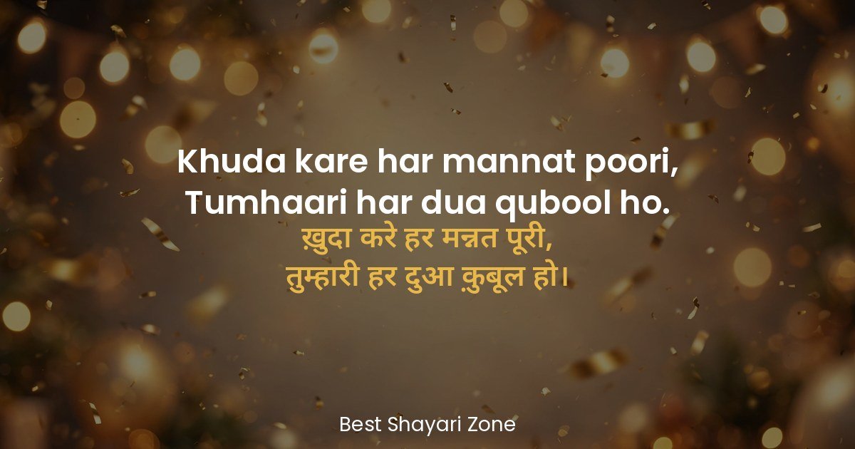 25 Heart Touching Birthday Shayari in Hindi