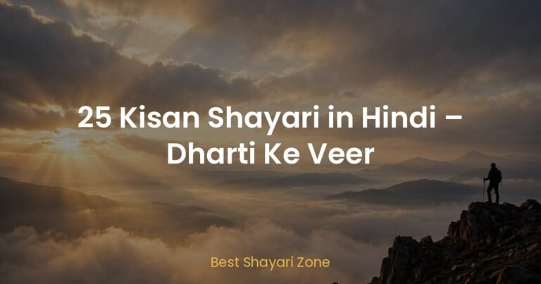 25 Kisan Shayari in Hindi – Dharti Ke Veer