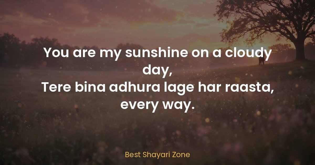 Love Shayari in English — 40 Hinglish Lines