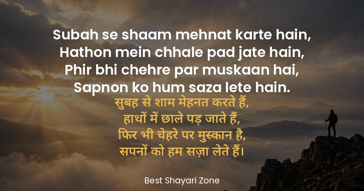 25 Struggle Shayari in Hindi – Sangharsh Lines