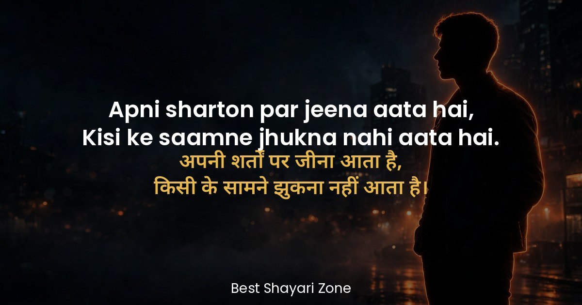 25 Stylish Attitude Shayari for Girls – Bold