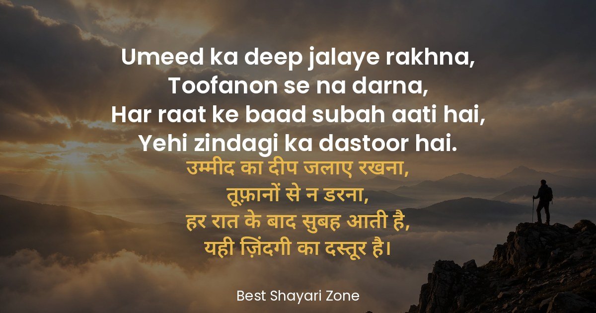 25 Umeed Shayari in Hindi – Hope Lines