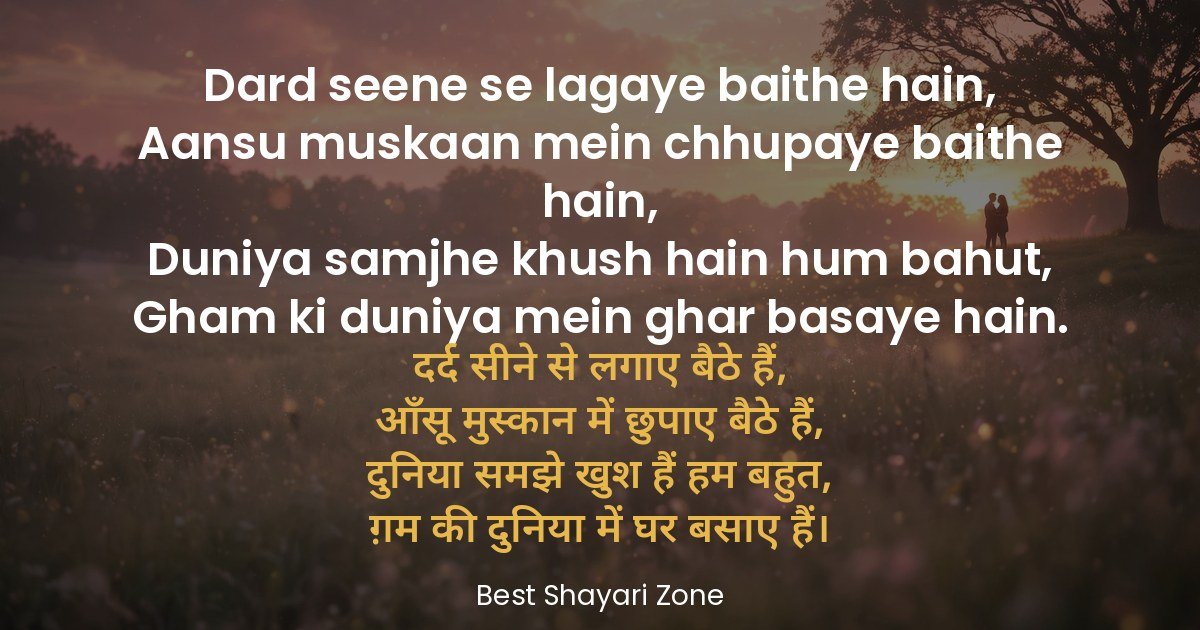 25 Best Urdu Shayari in Hindi — Ishq, Dard & Wafa